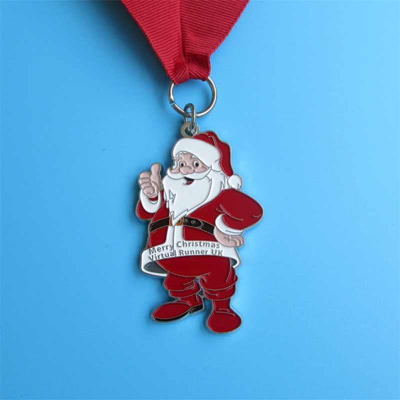 Design professionale gratuito Christmas Reg Reput Snow Man Medallion Medal Sport Sport