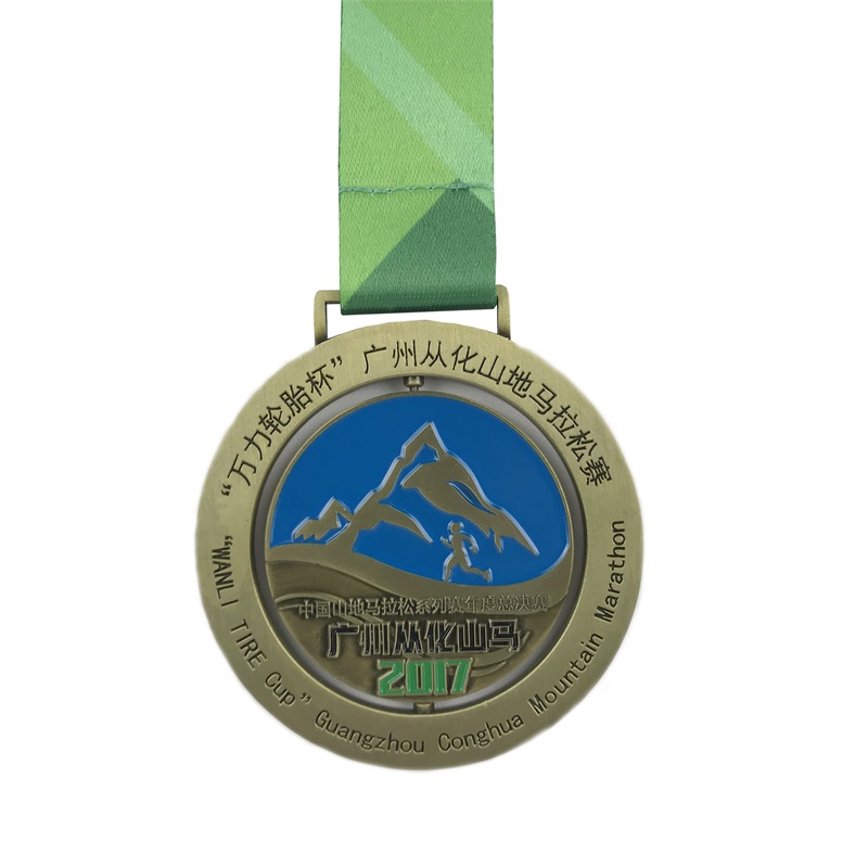 Design perfetto logo personalizzato medaglie sportive 4d e medaglie commemorative delnastro