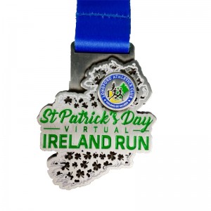 Awards personalizzati con competizione sportiva epossidica delnastro in silicone per correre per la corsa