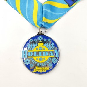 Medaglie d\'oro e bronzo Regali di medaglie personalizzate per Natale