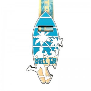 Medaglie da giorno sportivo medaglie commemorative medaglie sportive enastri per la corsa