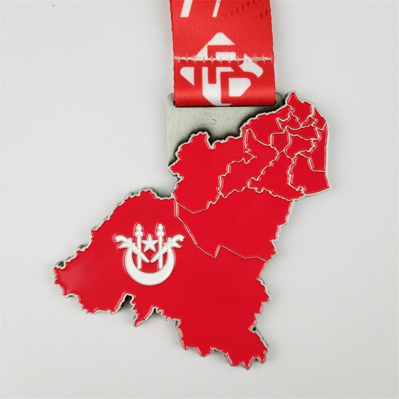 Casting City Map Casting Casting Custom Zinc Letre Die Casting Award Metal Universal Sport Medals