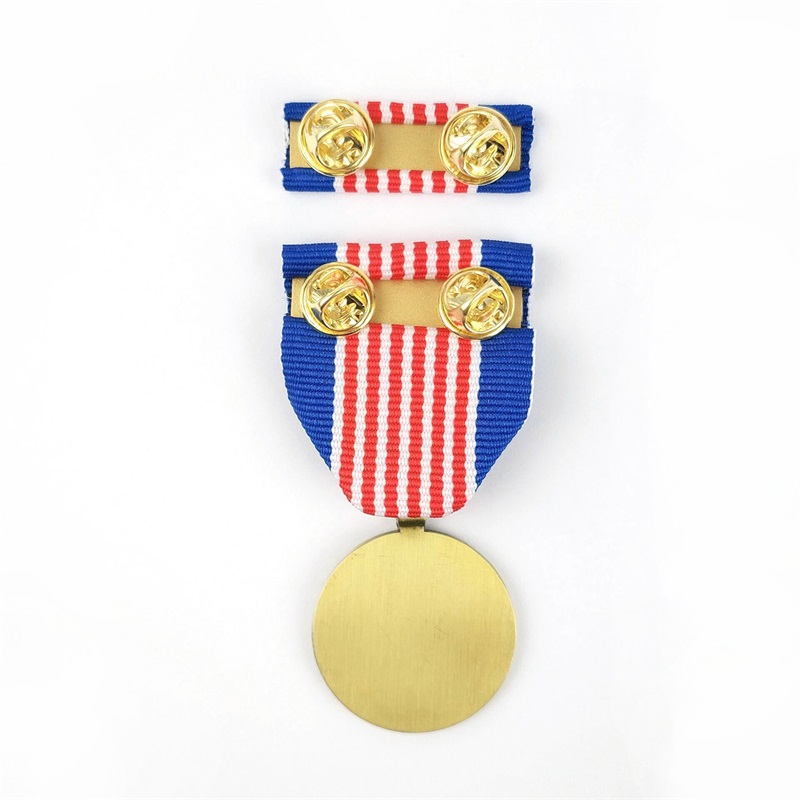 Medaglia d\'onore del logo della società oro lucido personalizzato