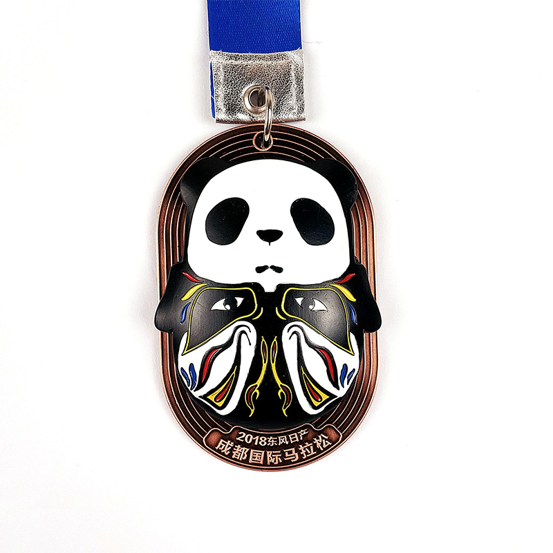 Medaglia al premi per maratona sportiva personalizzata all\'ingrosso Medaglia di souvenir placcato in oro